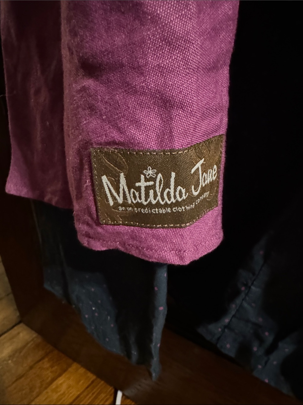 NWT MATILDA JANE Women's Ekaterina Grape Purple Dress, XL, Wonderful Parade - Picture 11 of 13